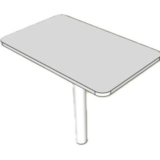 Table sur pied réglable